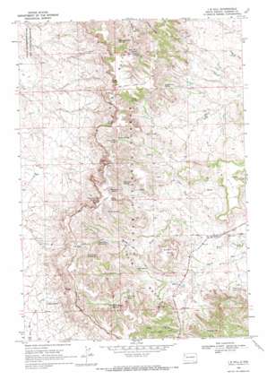 J B Hill USGS topographic map 45103d2