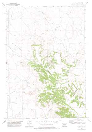 J K Butte USGS topographic map 45103d8