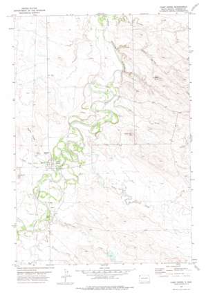 Camp Crook USGS topographic map 45103e8