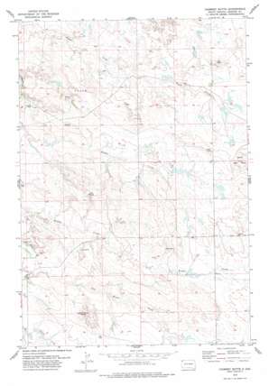 Chimney Butte topo map