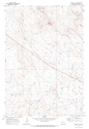 Greasy Hill USGS topographic map 45104b7