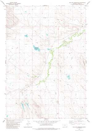 Phillippi Reservoir USGS topographic map 45104c7