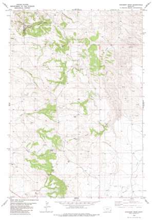 Knudson Draw USGS topographic map 45104c8