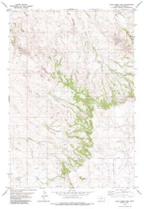 Davis Creek East USGS topographic map 45104f7