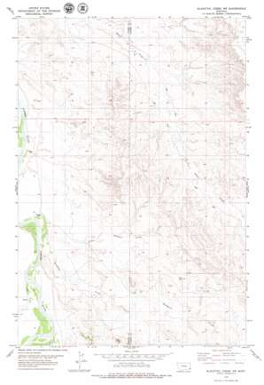 Blacktail Creek Nw topo map
