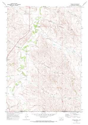 Biddle USGS topographic map 45105a3