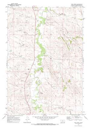 Pine Creek USGS topographic map 45105b3