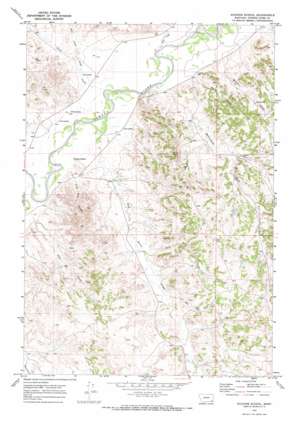 Huckins School USGS topographic map 45105b6