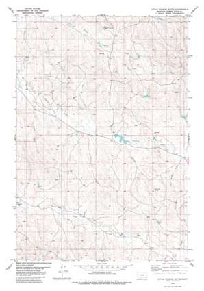 Little Pilgrim Butte topo map