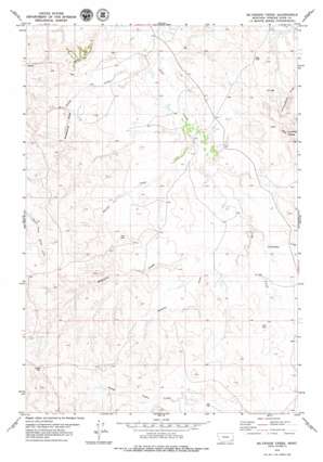 McKenzie Creek USGS topographic map 45105e1