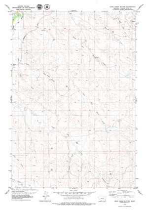 Deer Creek Buttes topo map