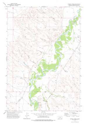 Hawkey Creek USGS topographic map 45105e3