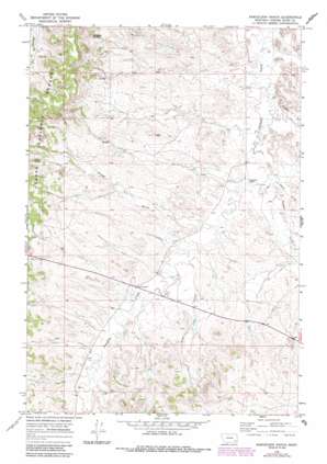 Samuelson Ranch topo map