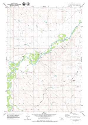 Oliphant Butte topo map