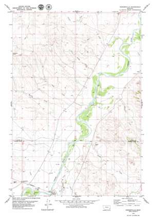Powderville USGS topographic map 45105g1