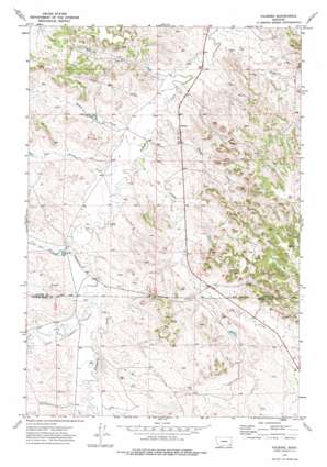 Volborg USGS topographic map 45105g6