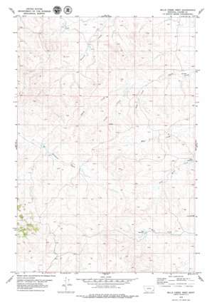 Mills Creek West USGS topographic map 45105h2