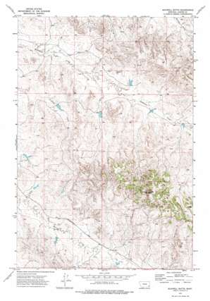 Maxwell Butte topo map