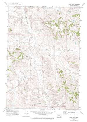 Forks Ranch topo map