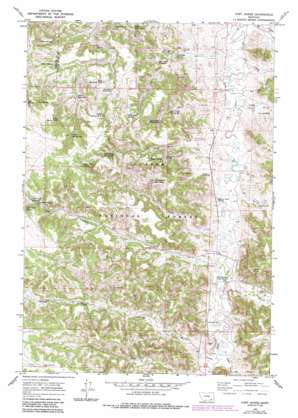 Fort Howes USGS topographic map 45106c2