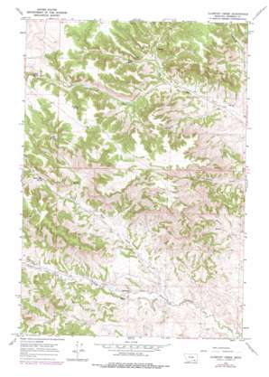 Clubfoot Creek USGS topographic map 45106d5