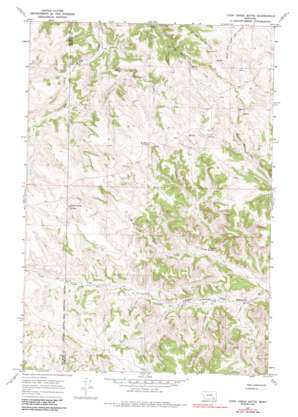 Cook Creek Butte USGS topographic map 45106d6