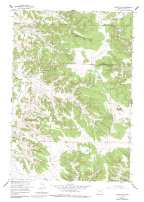 Fisher Butte topo map
