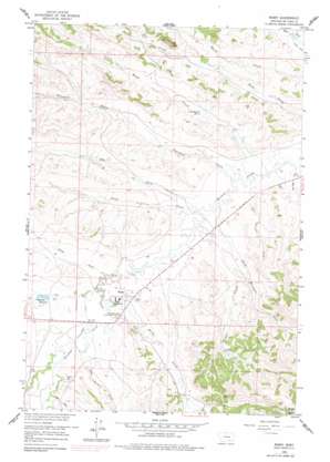 Busby topo map