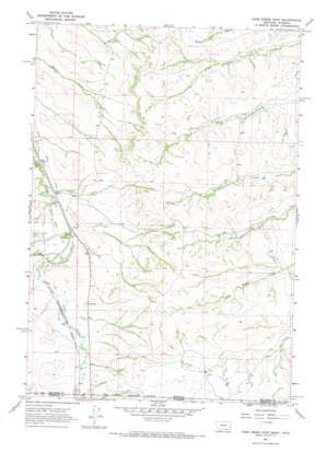 Pass Creek East USGS topographic map 45107a3