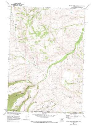 Willow Creek Dam SW USGS topographic map 45107a6