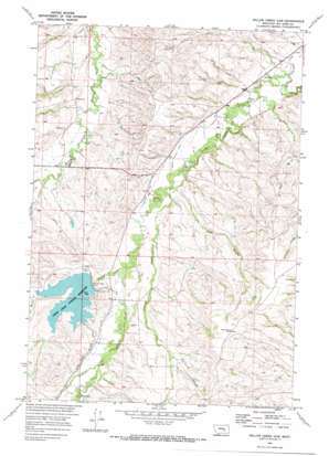 Willow Creek Dam topo map