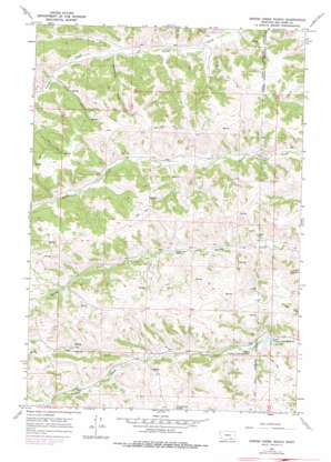 Spring Creek Ranch USGS topographic map 45107c1