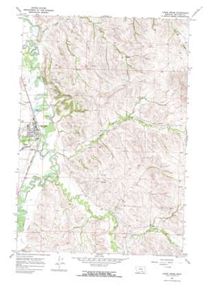 Lodge Grass USGS topographic map 45107c3
