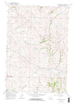 Crow Agency SE USGS topographic map 45107e3