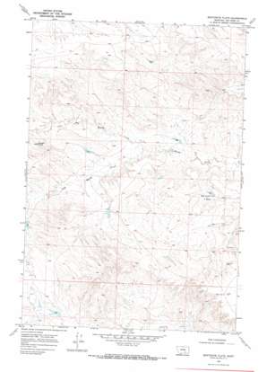 Bentonite Flats USGS topographic map 45107e8