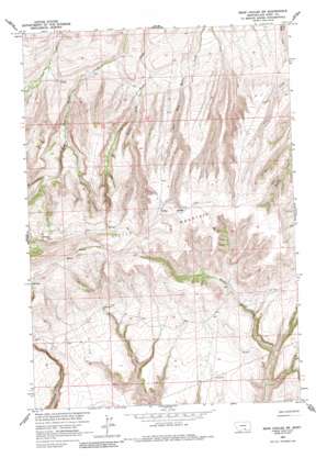 Bear Coulee Sw topo map