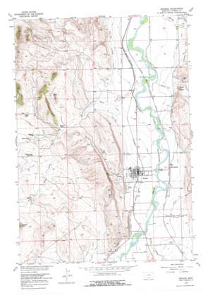 Bridger USGS topographic map 45108c8