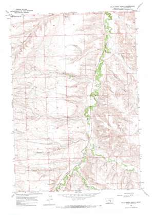 Vale Creek Ranch topo map