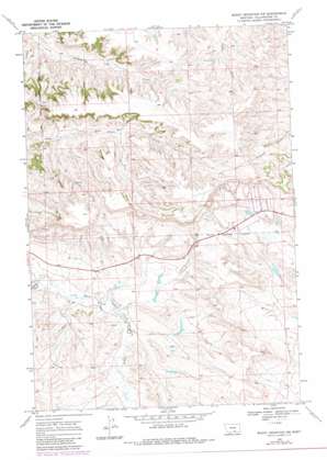 Woody Mountain NW USGS topographic map 45108f2