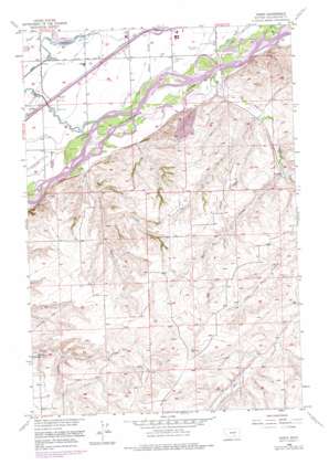 Yegen USGS topographic map 45108f5
