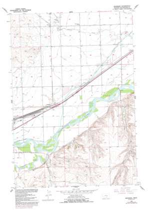 Mossmain USGS topographic map 45108f6