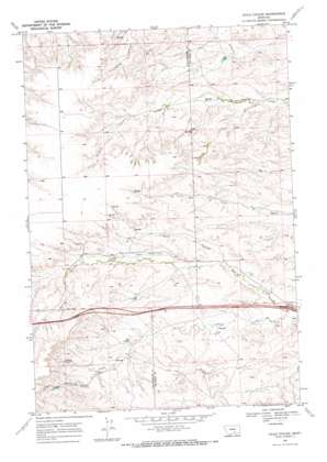 Gails Coulee topo map
