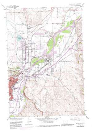 Billings East USGS topographic map 45108g4