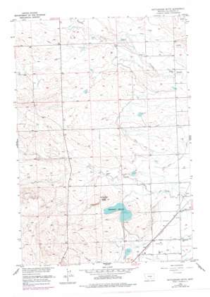 Rattlesnake Butte USGS topographic map 45108h4