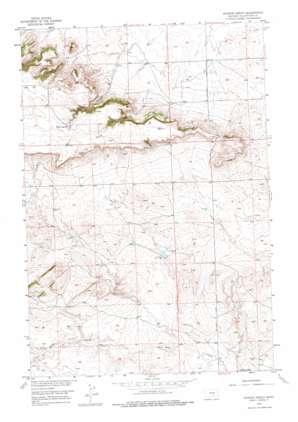 Hickson Ranch topo map