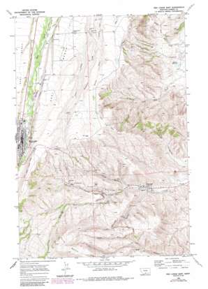 Red Lodge East topo map
