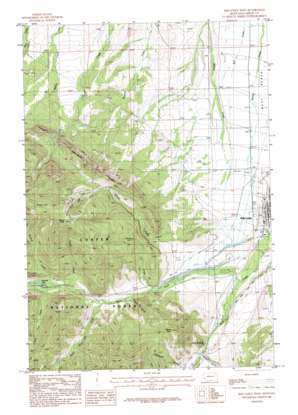 Red Lodge West topo map