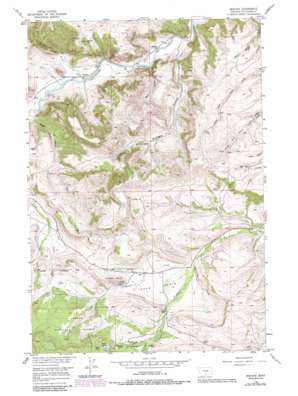 Beehive USGS topographic map 45109d6
