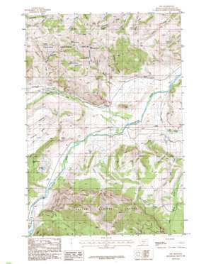 Nye USGS topographic map 45109d7
