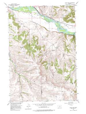Shane Ridge USGS topographic map 45109e2